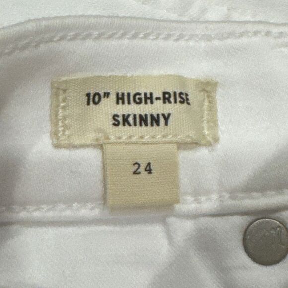 Madewell 10” high-rise skinny jeans size 24 - Picture 2 of 5